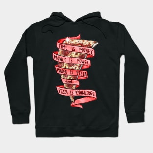 Trust in red pizza Hoodie